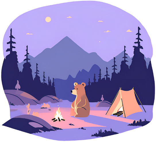 Wildlife Encounters While Camping-Tent Bear